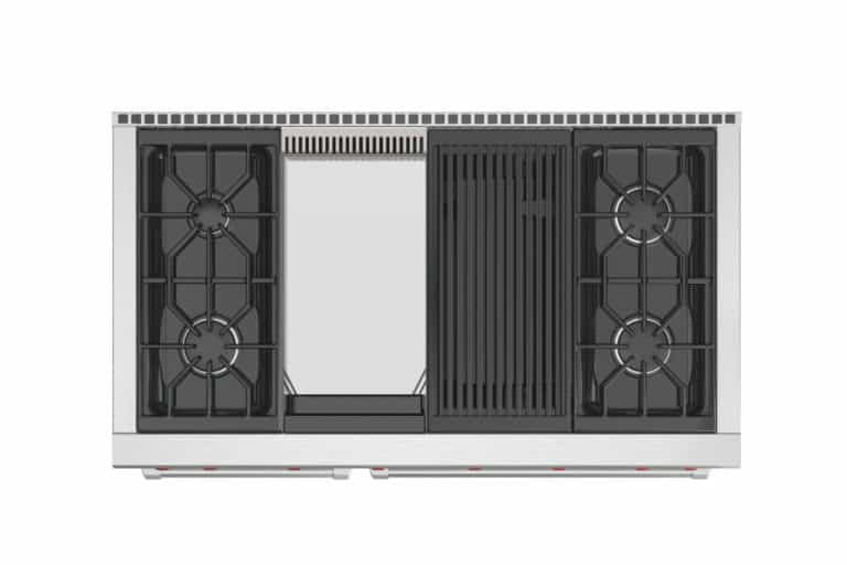 The Wolf 48 Inch Dual Fuel Ranges the DF484CG or the DF486G?